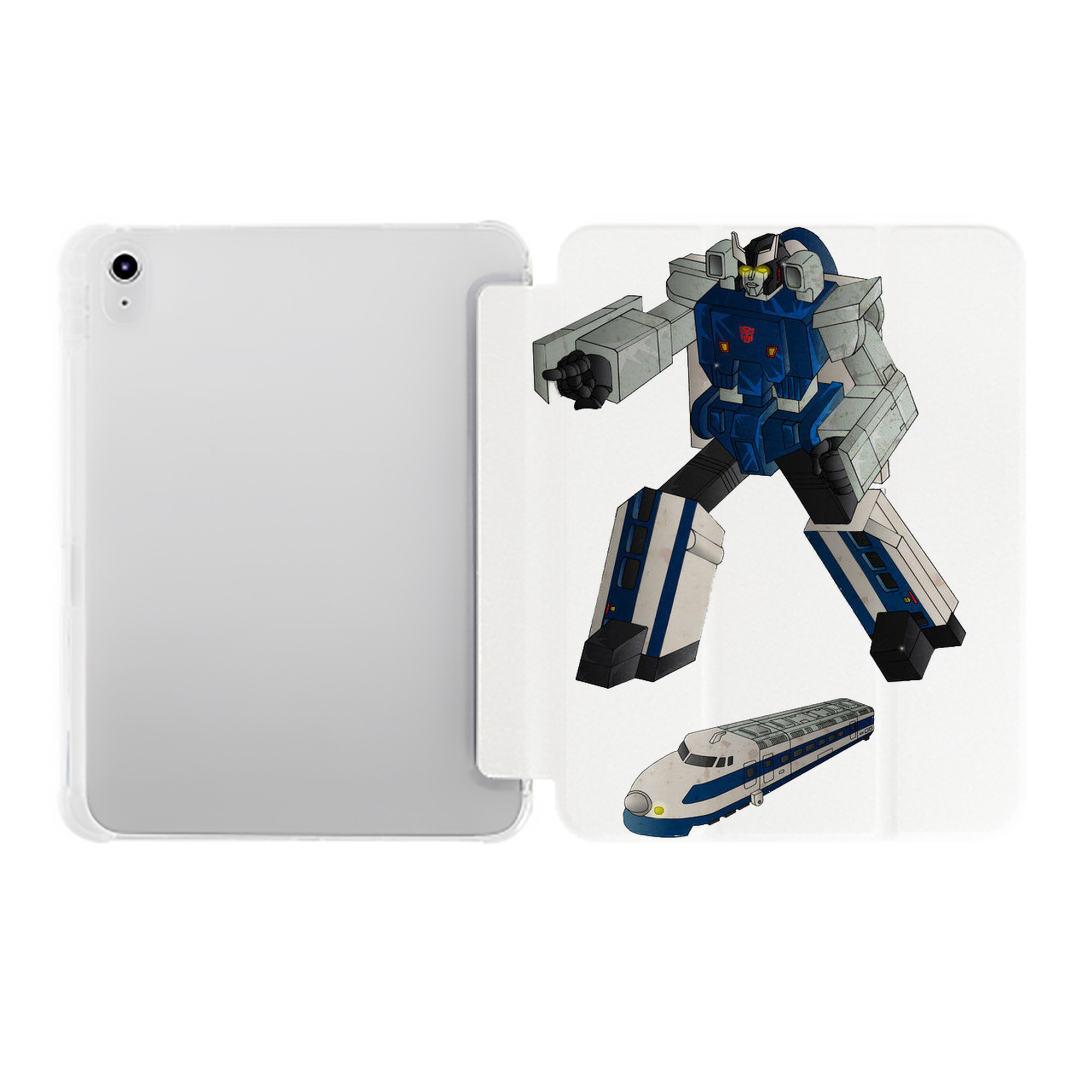 （画像用）  IPad ケース ペン収納付き 三つ折りスタンド PUレザー×シリコン 対応機種9.5/10.5/10.9インチ